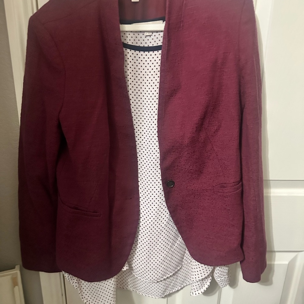 LOFT Rich Plum Blazer